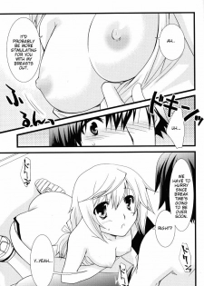 (C79) [Chagashi Saiban (Yamabuki Mook)] Kigae Chuuihou! | Warning Changing Clothes! (IS ) [English] [kibitou4life] - page 14