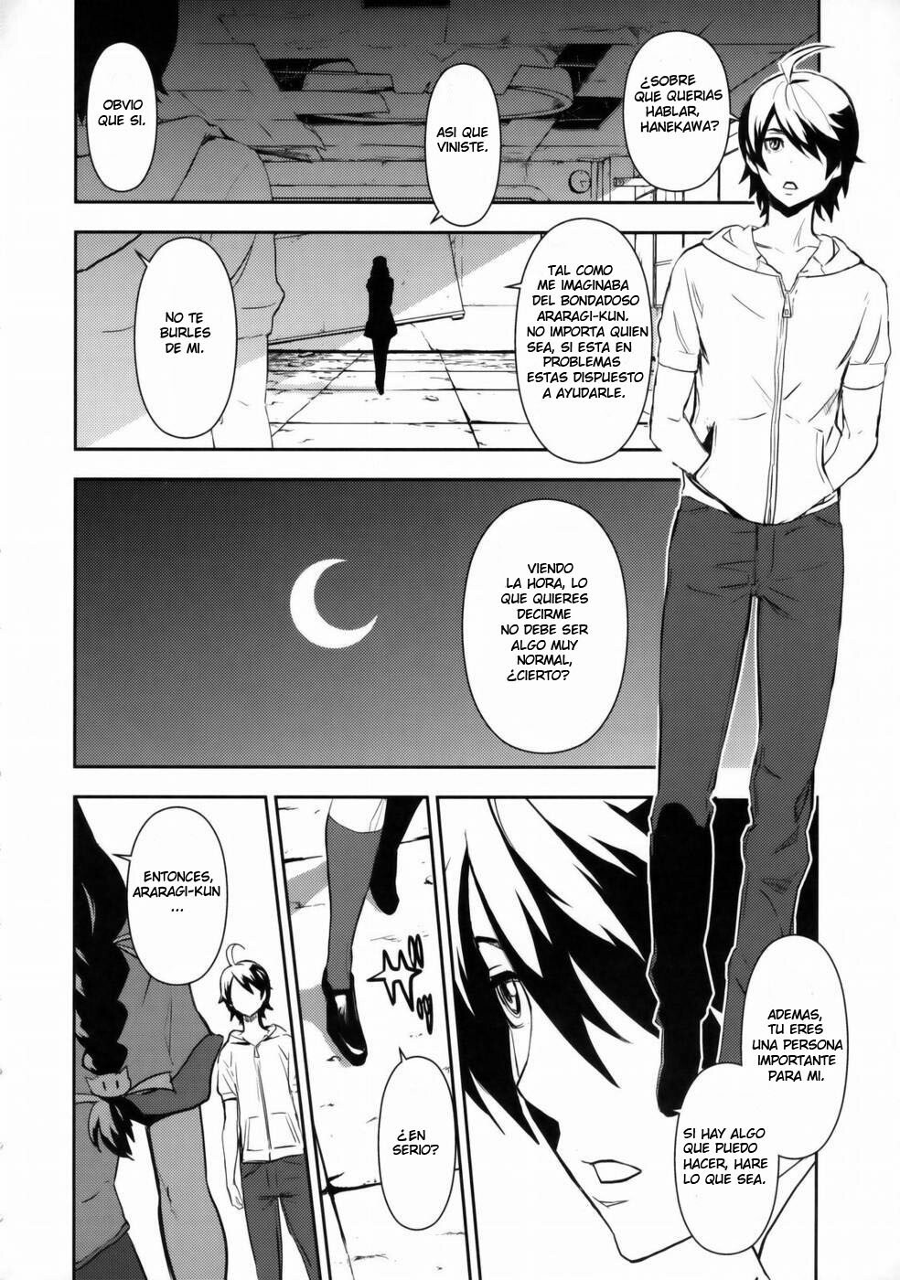 (C77) [Manga Super (Nekoi Mie)] Black & White (Bakemonogatari) [Spanish] page 3 full