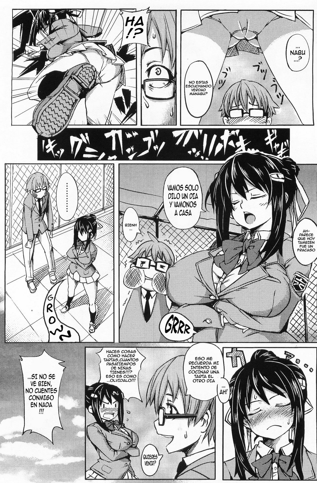 [Hitagiri] Gyakuten Megane | El cambio radical del cuatro ojos (COMIC Megastore 2009-12) [Spanish] [Kallen-Kozuki] page 4 full