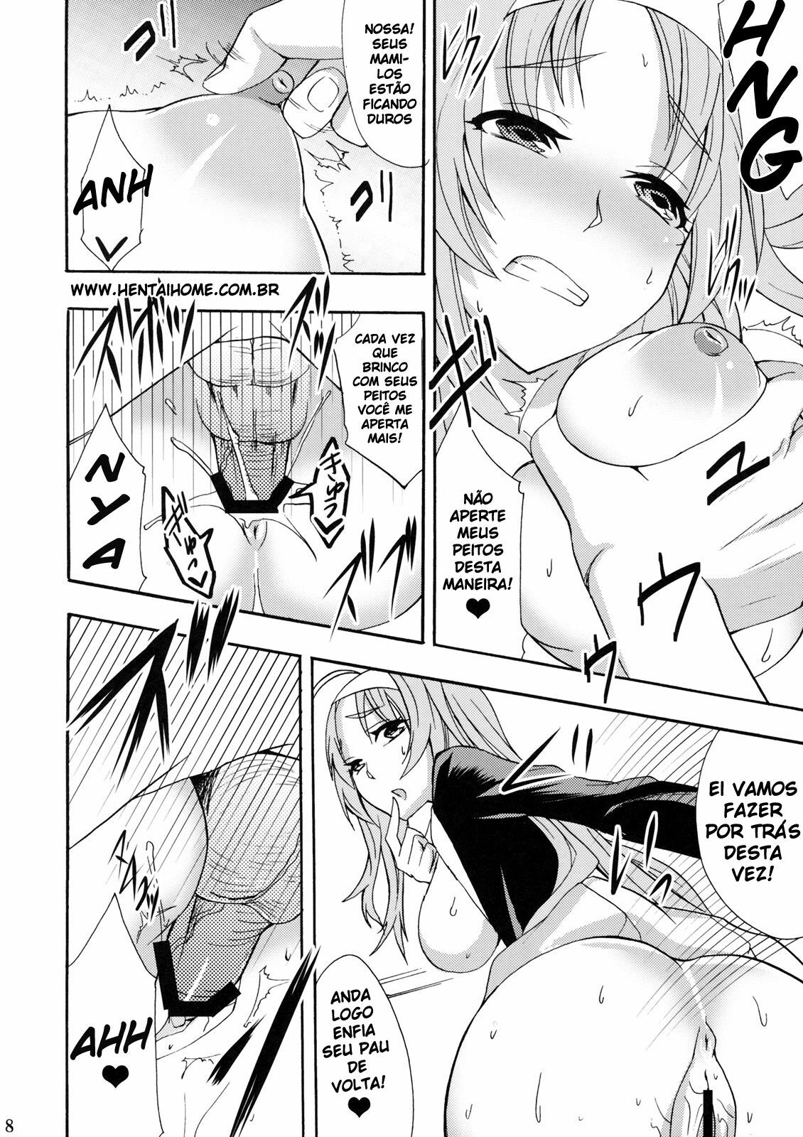 (SC49) [Otabe Dynamites (Otabe Sakura)] Glass Goshi Kiss (Star Driver) [Portuguese-BR] [Hentaihome] page 7 full