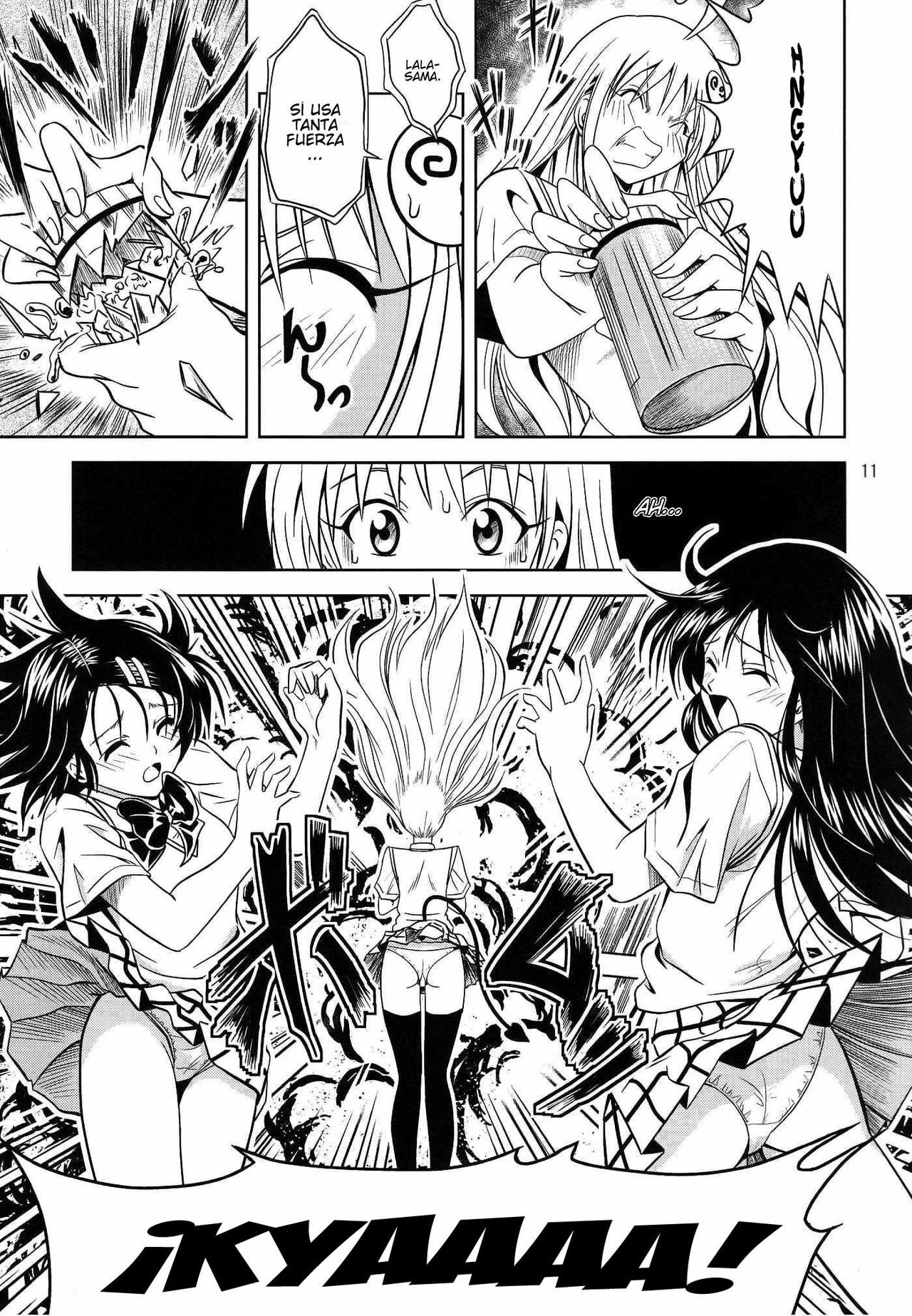 [Gangontou (Fukori)] Anoko-tachi ga Taihen na Koto ni Nattemasu (To LOVE-Ru) [Spanish] [Javiert239] page 11 full