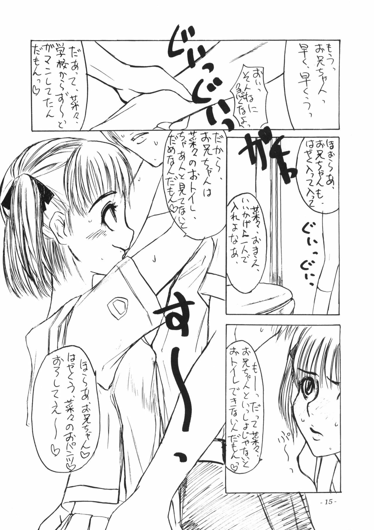 (C70) [Sekai Kakumei Club (Ozawa Reido)] Mesubuta wa Haramu ka Kuwaeru shika nai (KiMiKiSS) page 16 full