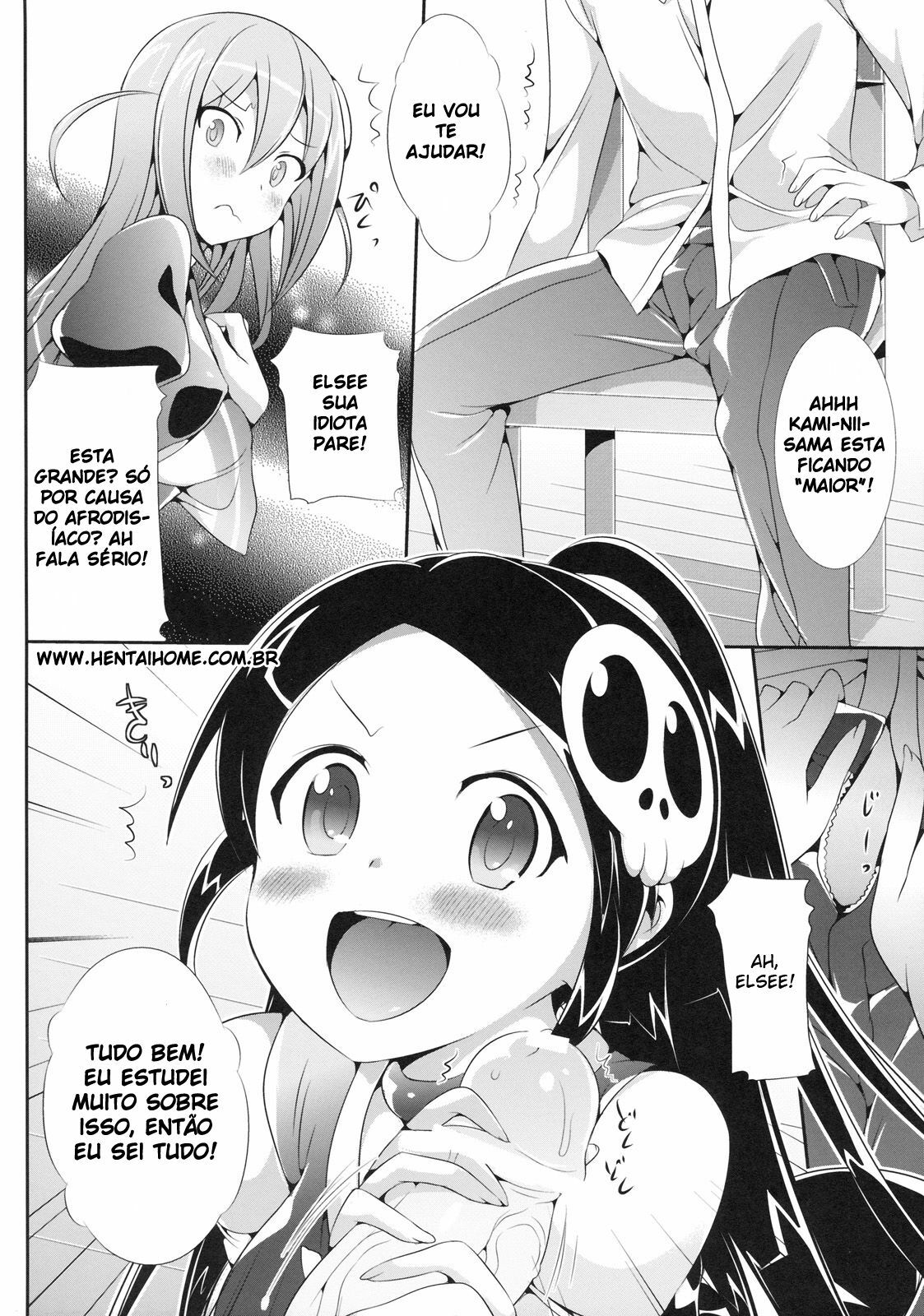 [Neko wa Manma ga Utsukushii (Hisasi)] Akuma Nomi zo Shiru Biyaku (The World God Only Knows) [Portuguese-BR] [Goka] page 5 full