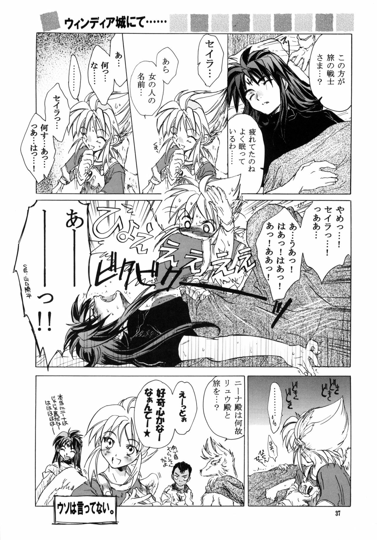 (C61) [Toko-ya (HEIZO, Kitoen)] side:NINA - Ryuu no Me no Fuukei ~ second (Breath Of Fire) page 36 full