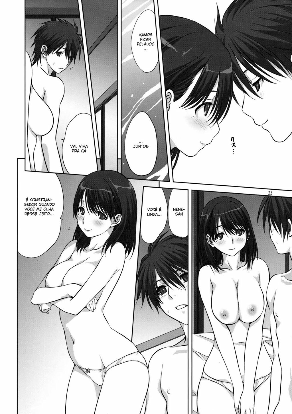 (C78) [Mitarashi Club (Mitarashi Kousei)] Nene-san to Issho (Love Plus) [Portuguese-BR] [Hentai Arimasu] page 11 full