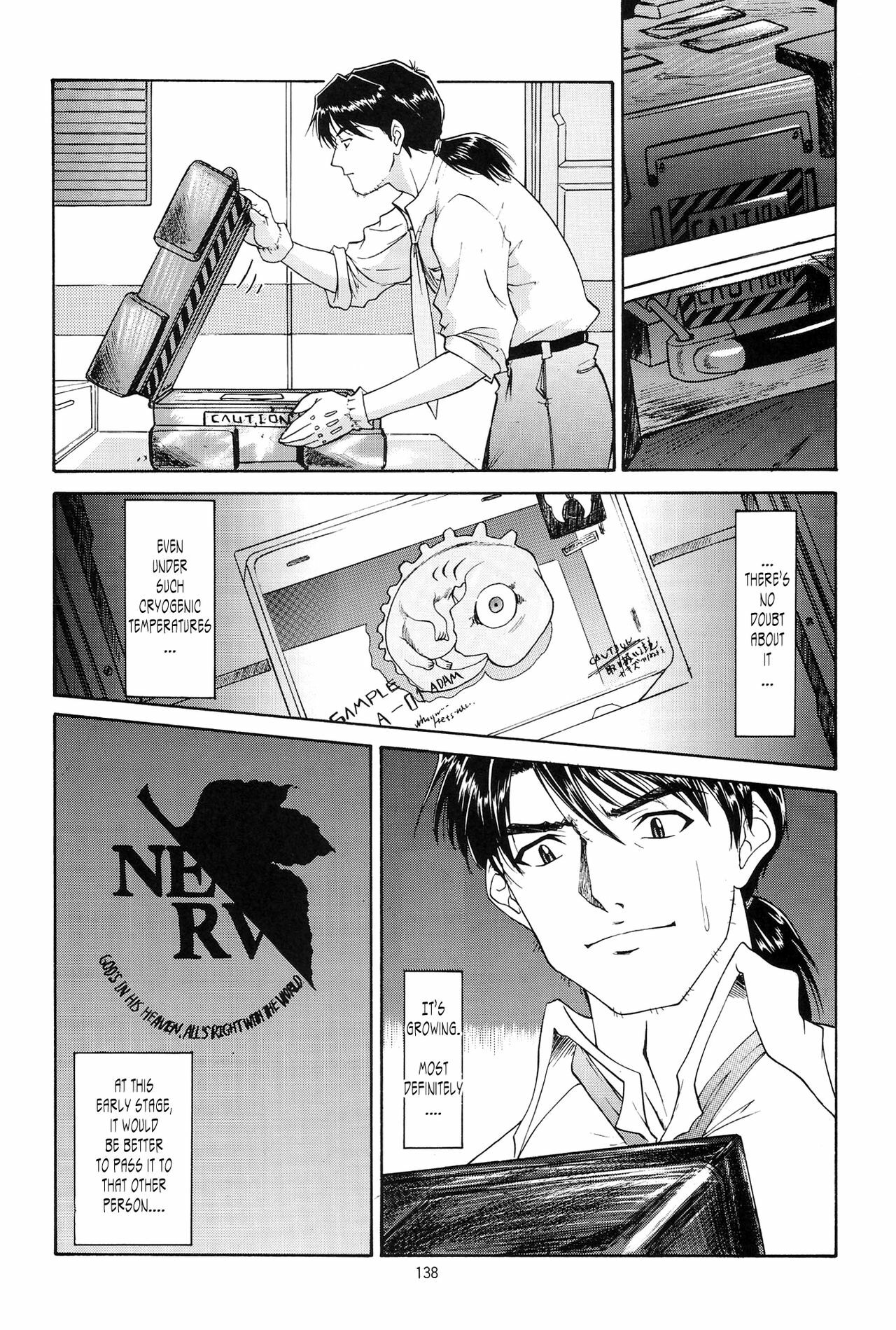 (C54) [Chimatsuriya Honpo (Asanagi Aoi)] EVANGELIUM AETERNITATIS Eien no Fukuinsho i (Neon Genesis Evangelion) [English] =Tonigobe= page 135 full