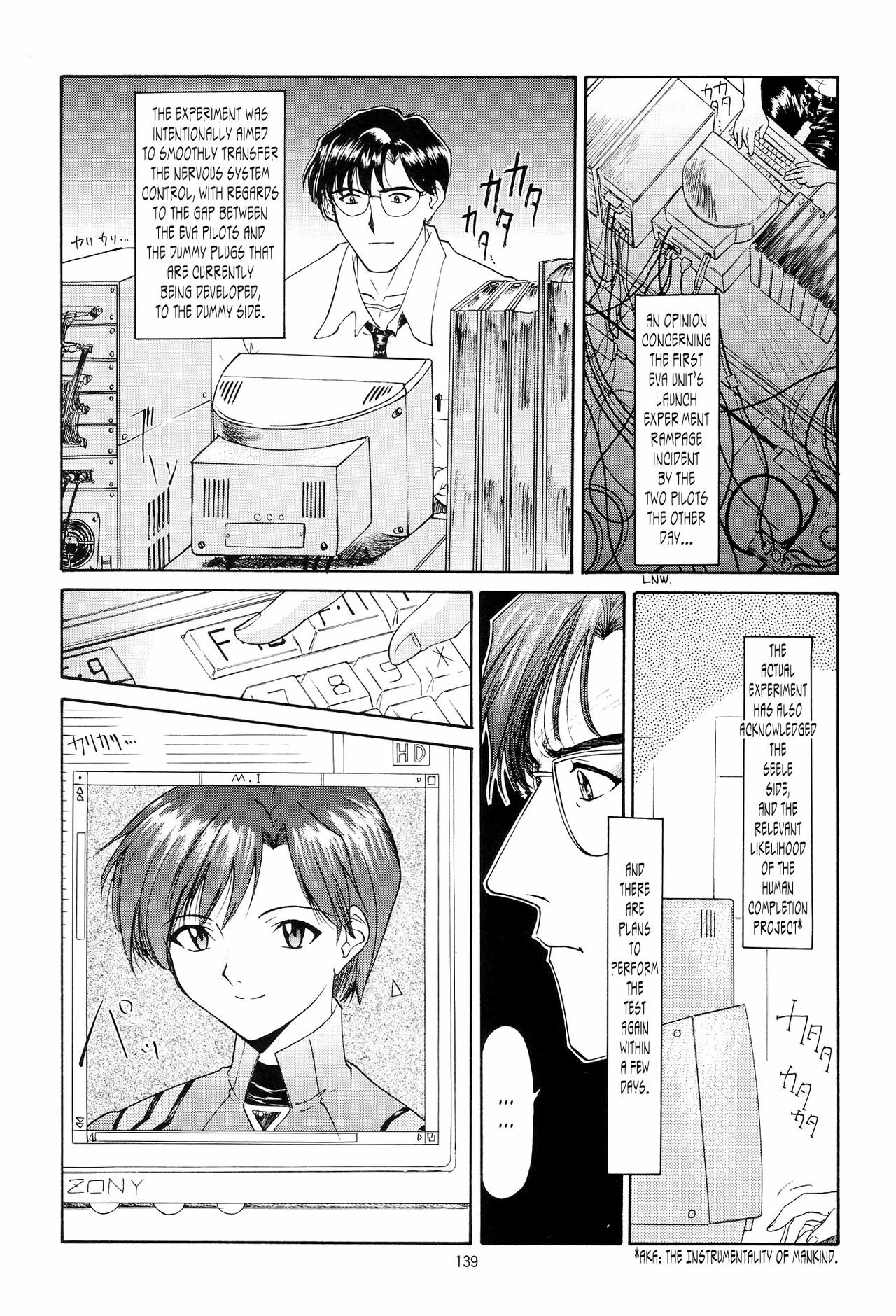 (C54) [Chimatsuriya Honpo (Asanagi Aoi)] EVANGELIUM AETERNITATIS Eien no Fukuinsho i (Neon Genesis Evangelion) [English] =Tonigobe= page 136 full