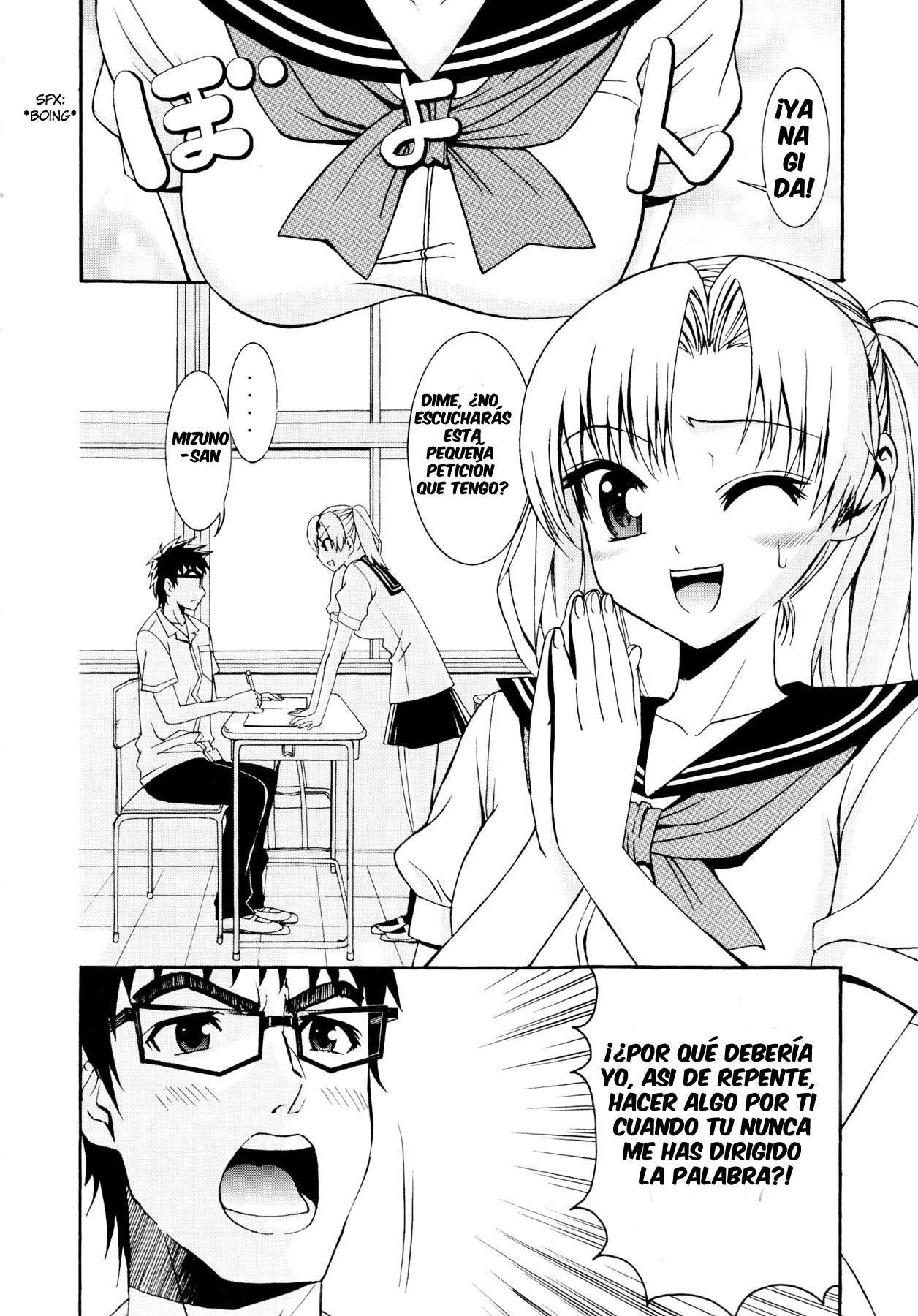 [Enomoto Heights] Yanagida-kun to Mizuno-san Ch. 1-6 [Spanish] [Decensored] page 8 full