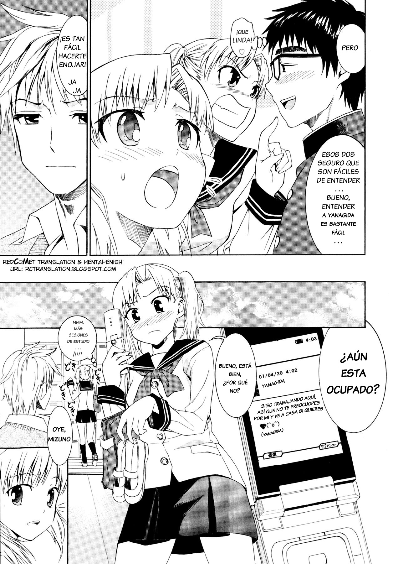 [Enomoto Heights] Yanagida-kun to Mizuno-san Ch. 1-6 [Spanish] [Decensored] page 90 full