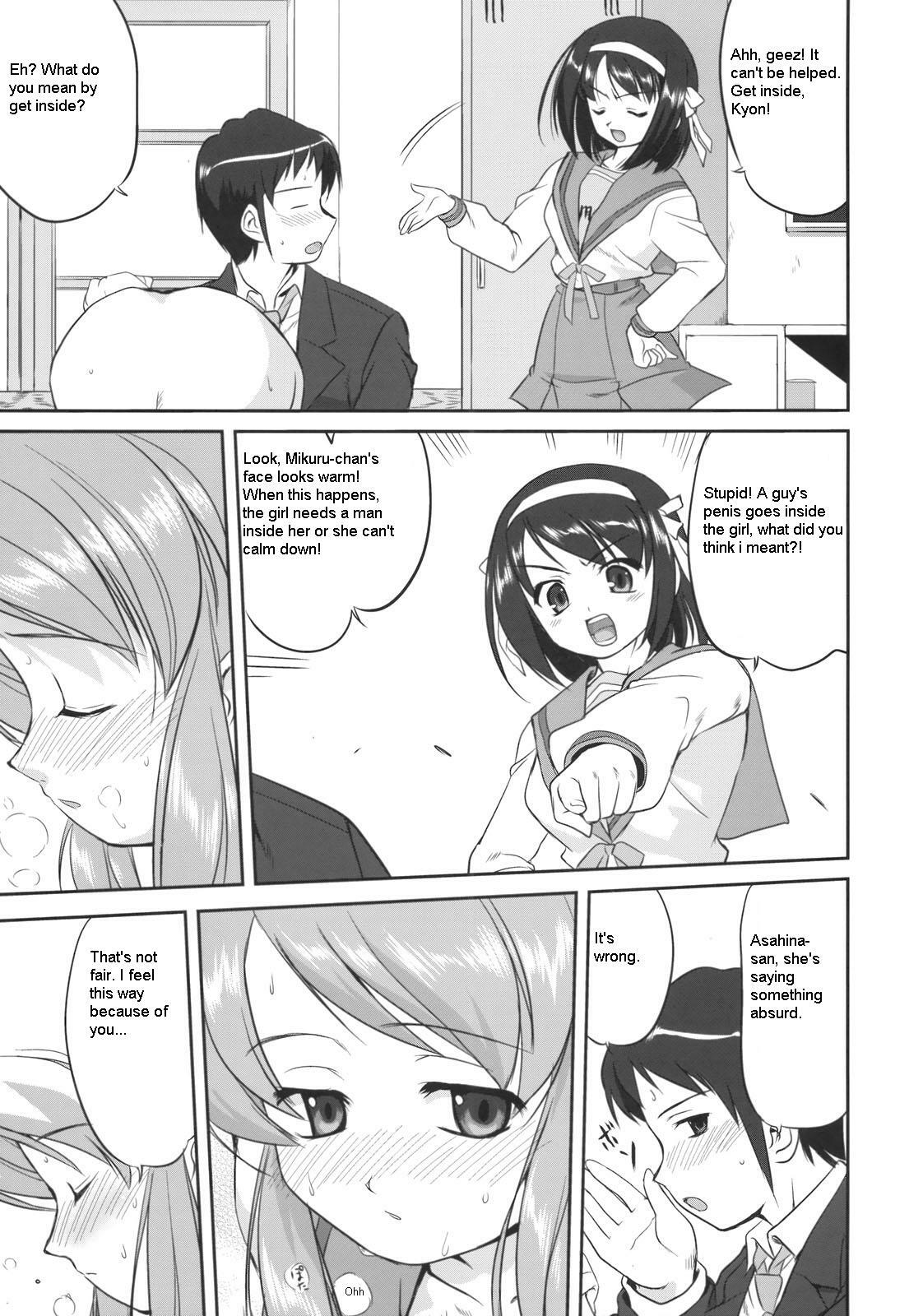 (C74) [Takotsuboya (TK)] Seishun no Ayamachi Mikuru no Oshikko mora SPECIAL | Seishun No Ayamachi: Mikuru's Wetting Special (The Melancholy of Haruhi Suzumiya) [English] page 28 full