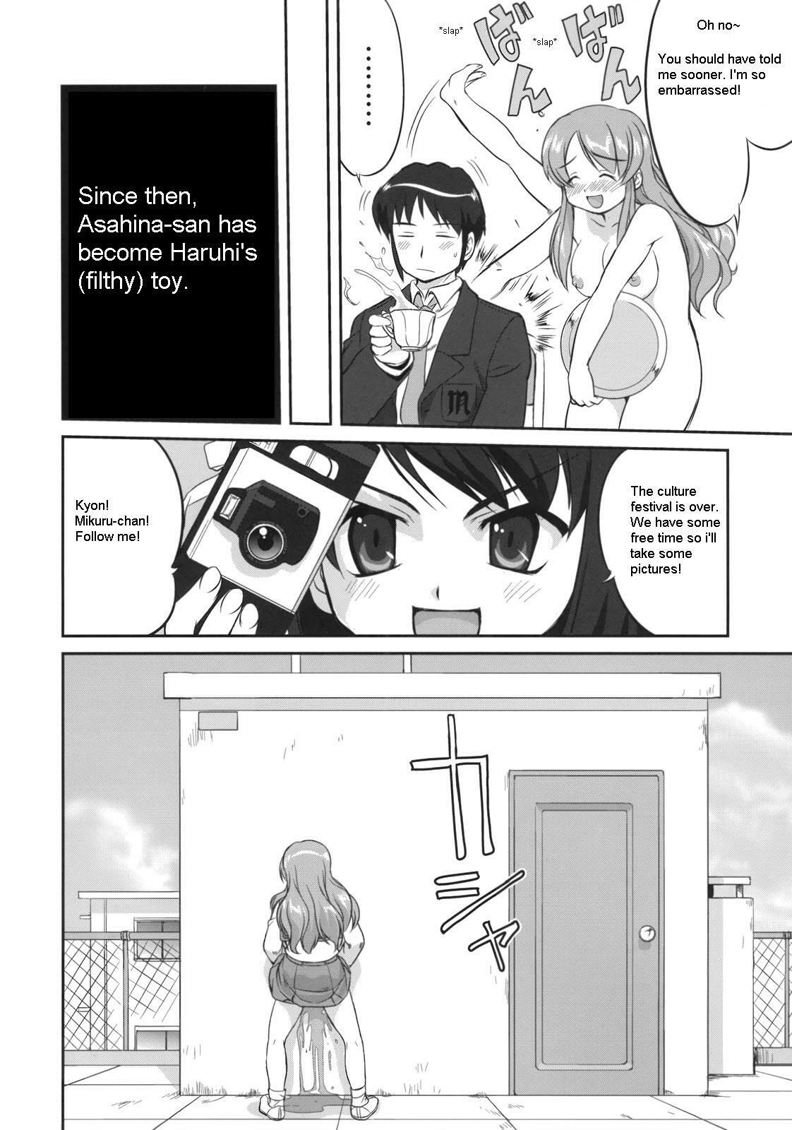 (C74) [Takotsuboya (TK)] Seishun no Ayamachi Mikuru no Oshikko mora SPECIAL | Seishun No Ayamachi: Mikuru's Wetting Special (The Melancholy of Haruhi Suzumiya) [English] page 43 full