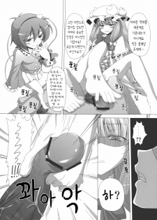 (C79) [Hibiki (Iganseijin)] Patchu+Sato Ni Jitome De Mikudasareru Hon (Touhou Project) [Korean] [Project H] - page 8