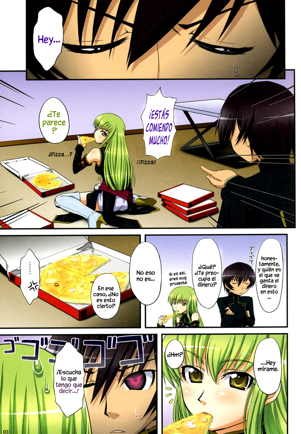 (COMIC1☆2) [ORANGE☆SOFT (Aru Ra Une)] C.C. no Tsumeawase | C.C. Assortment (Code Geass) [Spanish] [Ichino Fansub] [Decensored] page 2 full