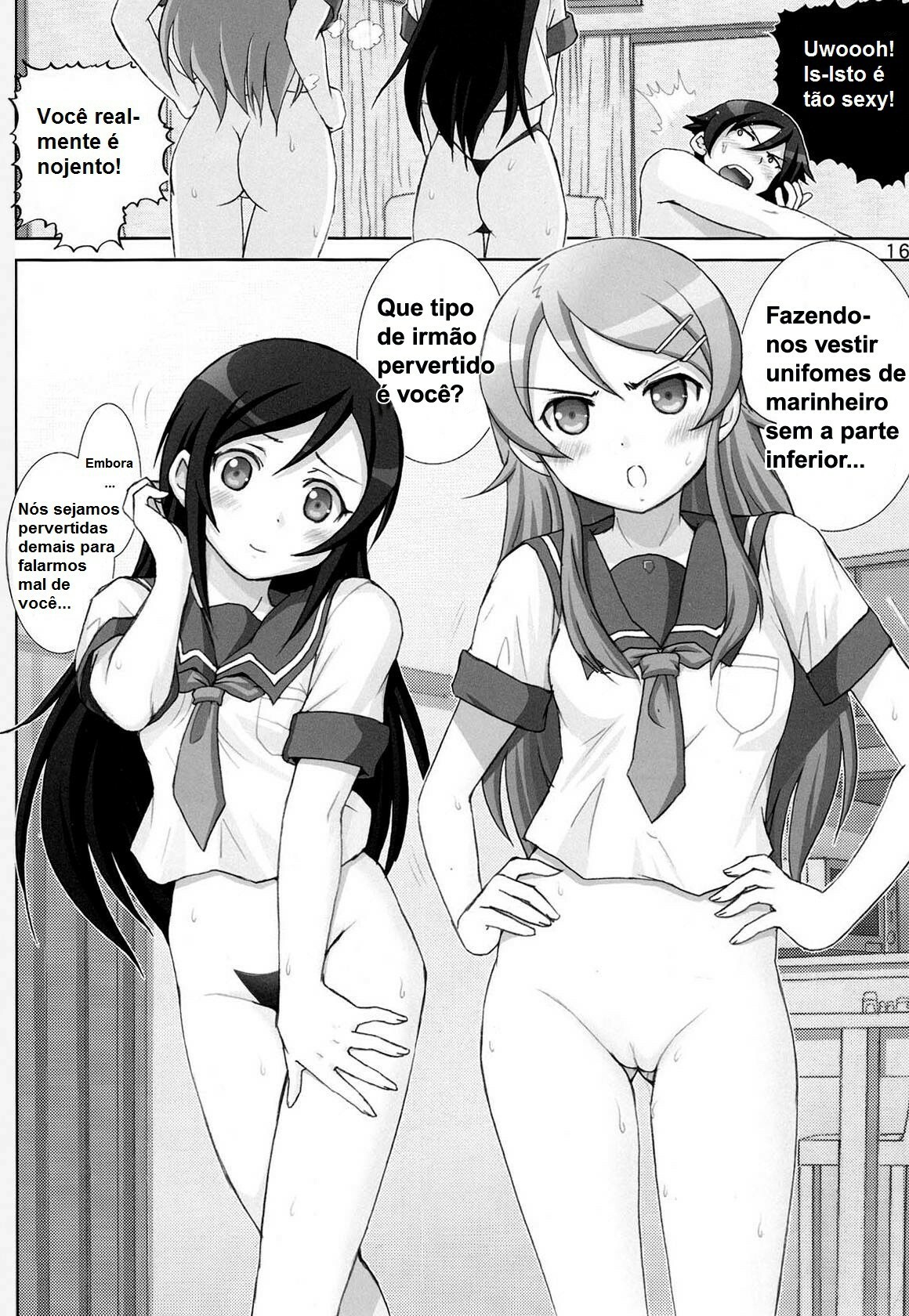 [Raijinkai (Haruki Genia)] Oreimo Binetsu Tyuihou 3 | Little Sister Fever Warning 3 (Ore no Imouto ga Konna ni Kawaii Wake ga Nai) [Portuguese-BR] [Kyousuke] page 15 full