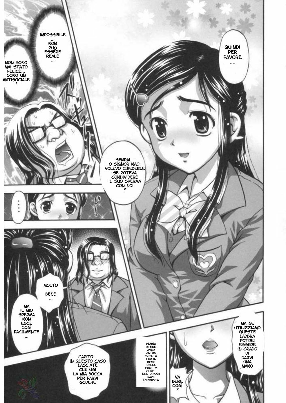 (C66) [Kuroyuki (Kakyouin Chiroru)] Milk Hunters 1 (Futari wa Precure) [Italian] page 13 full