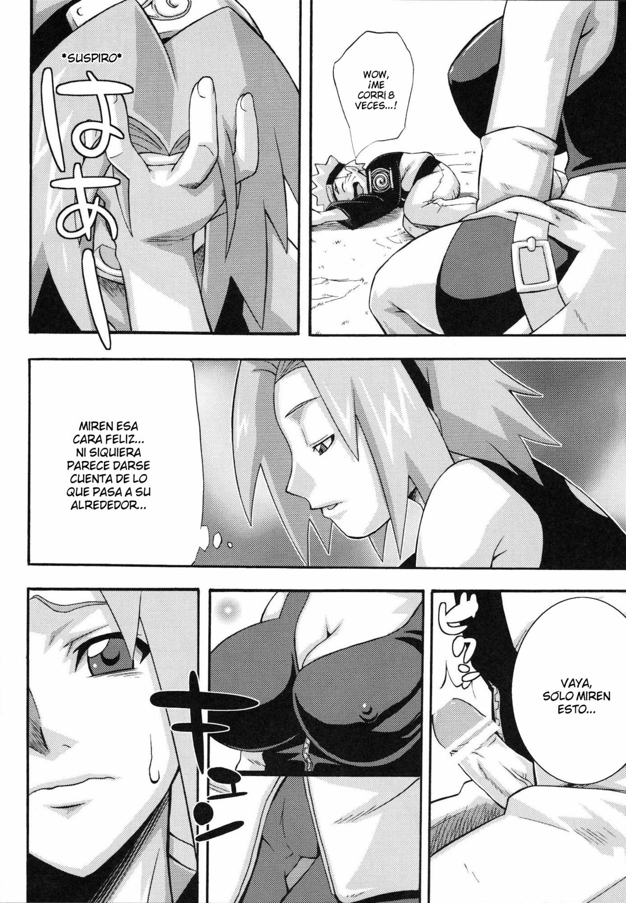 (C75) [Karakishi Youhei-dan Shinga (Sahara Wataru)] Saboten (Naruto) [Spanish] [XSnF] page 23 full