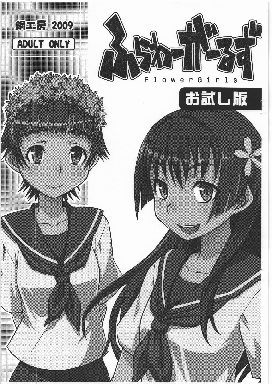 [Hagane Koubou] Flower Girls Otameshiban (Toaru Kagaku no Railgun) page 1 full