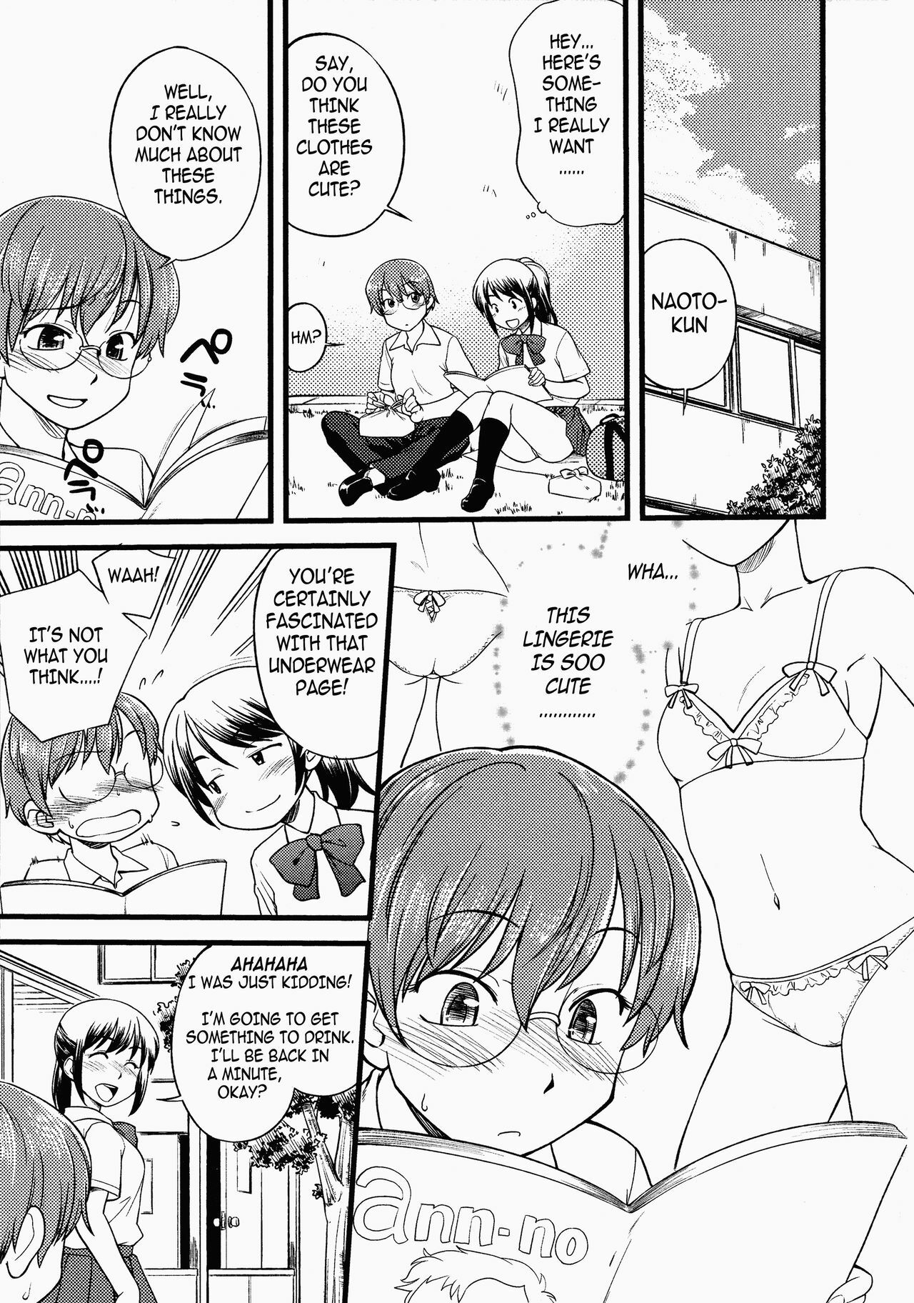 [Hinemosu Notari] Nao to Naoto | Nao and Naoto (Futanarikko no Sekai 2) [English] [Androangelous] page 5 full