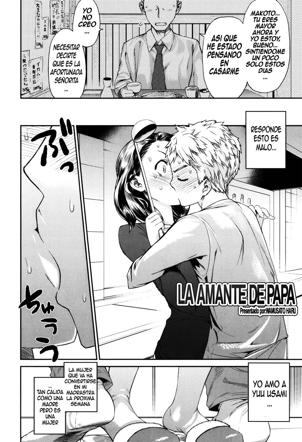 [Wamusato Haru] Chichi no Koibito | La Amante de Papá (COMIC HOTMiLK 2010-12) [Spanish] [Kallen-Kozuki] page 2 full