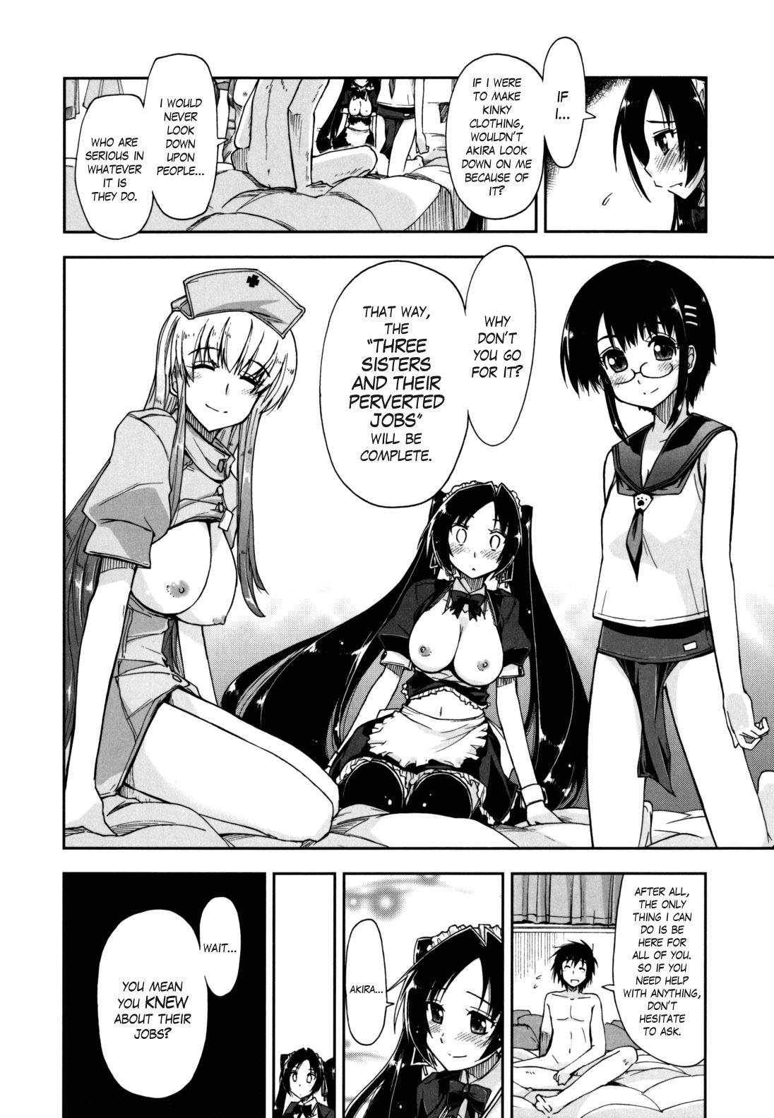 [Kamino Ryu-ya] Mosaic x Sanshimai - Mosaic x Three Sisters Genteiban Ch. 11 [English] [Genesis Translations] [Decensored] page 25 full