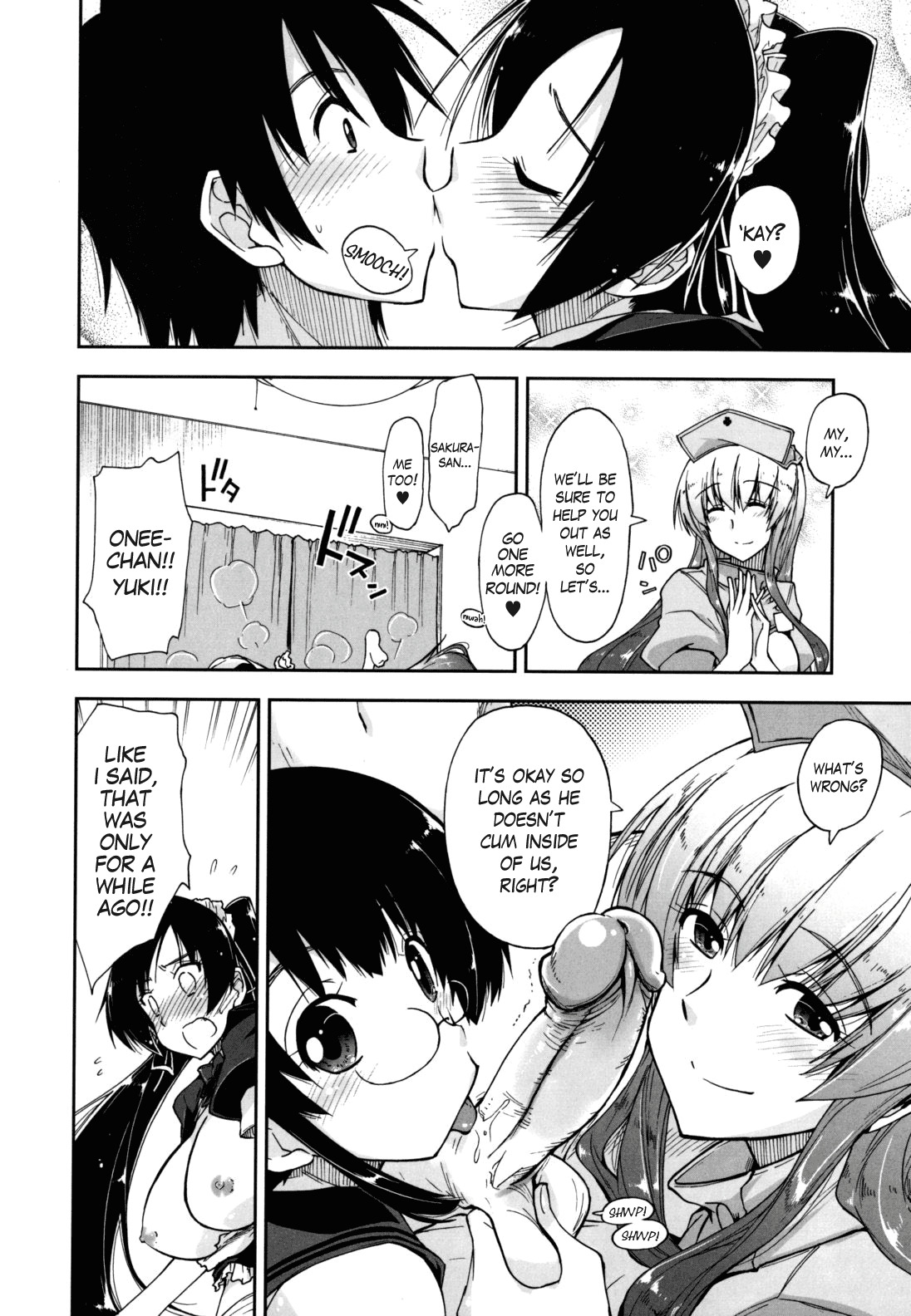 [Kamino Ryu-ya] Mosaic x Sanshimai - Mosaic x Three Sisters Genteiban Ch. 11 [English] [Genesis Translations] [Decensored] page 27 full