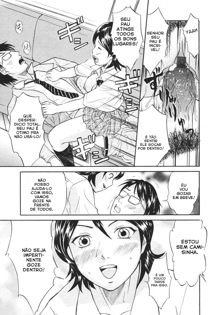 [Hanamaki Kaeru] Kaisoku Man Kan Zenseki | Gang-Bang No trêm (COMIC TENMA 2005-11) [Portuguese-BR] [Guroking] page 16 full