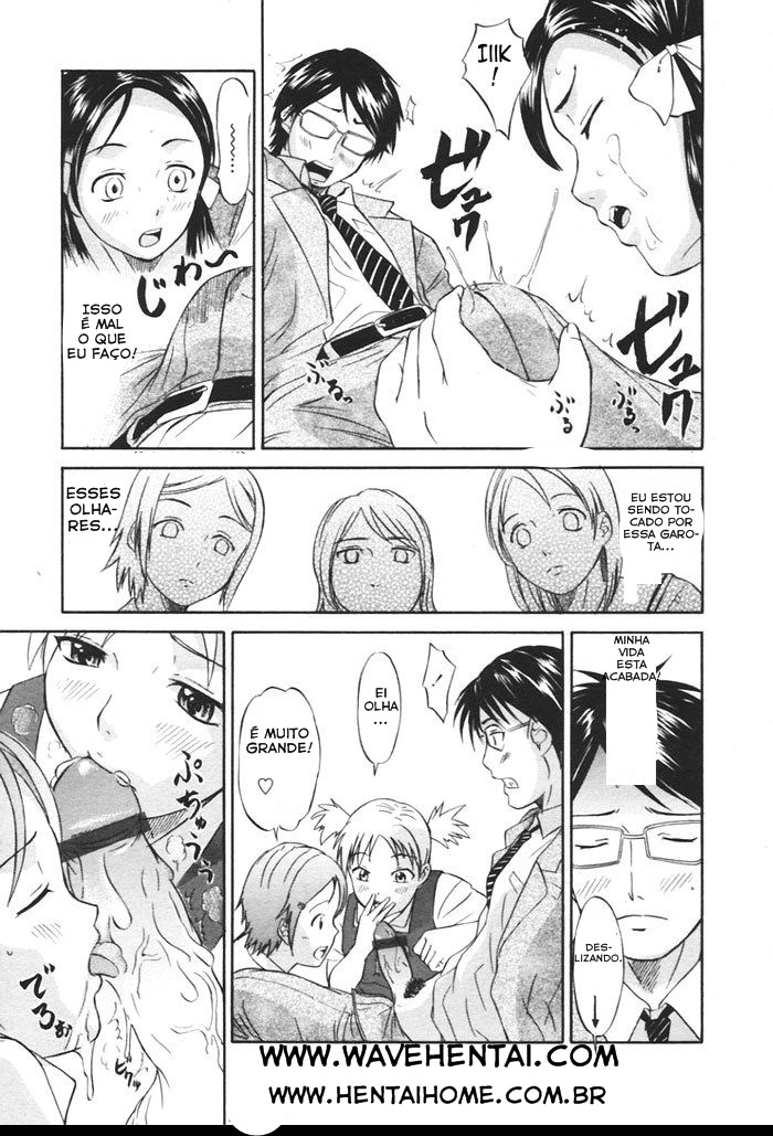 [Hanamaki Kaeru] Kaisoku Man Kan Zenseki | Gang-Bang No trêm (COMIC TENMA 2005-11) [Portuguese-BR] [Guroking] page 6 full