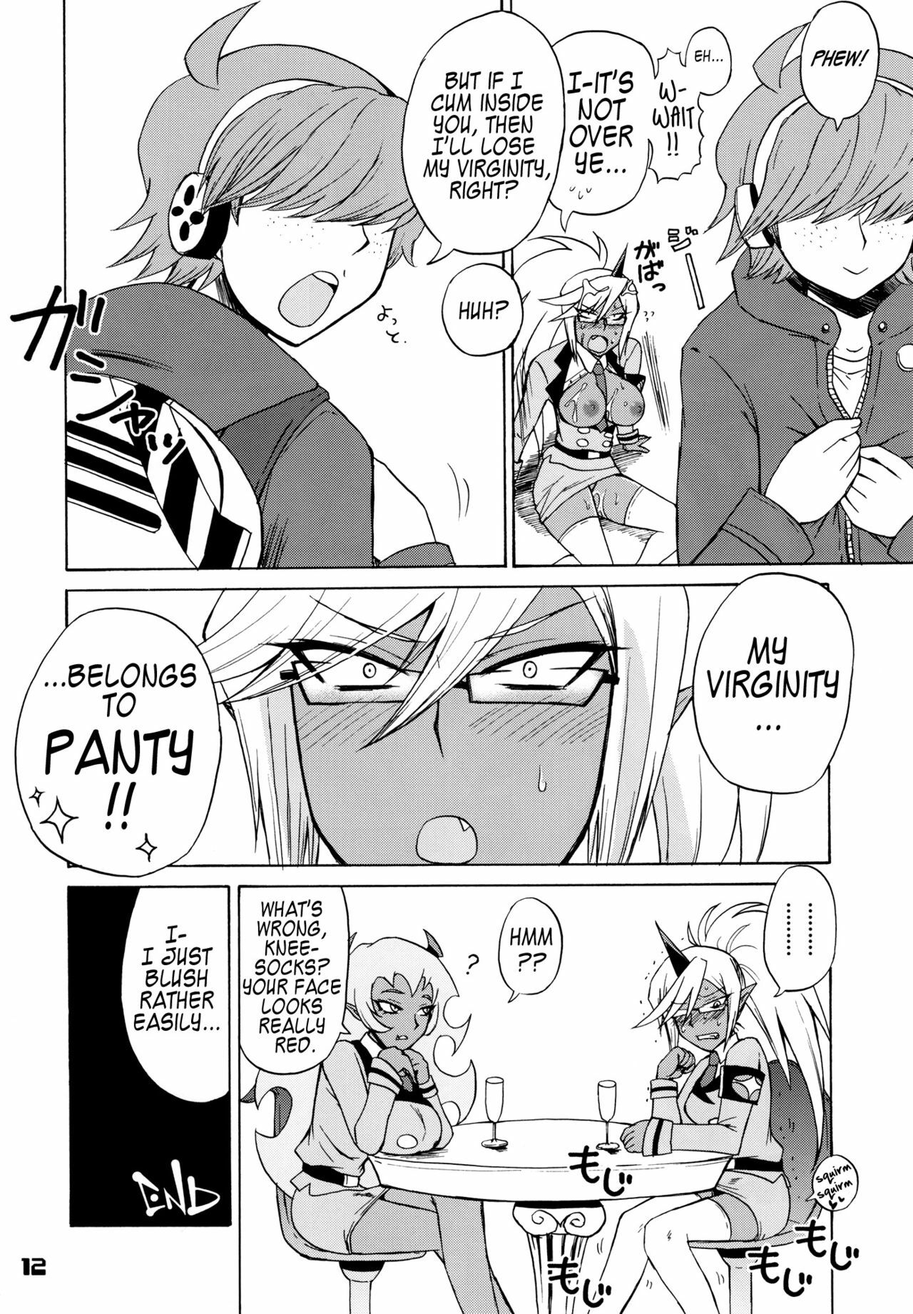 (C79) [HONEY BUMP (Nakatsugawa Minoru)] Kneesocks-san Maji Akuma (Panty & Stocking with Garterbelt) [English] {doujin-moe.us} page 10 full