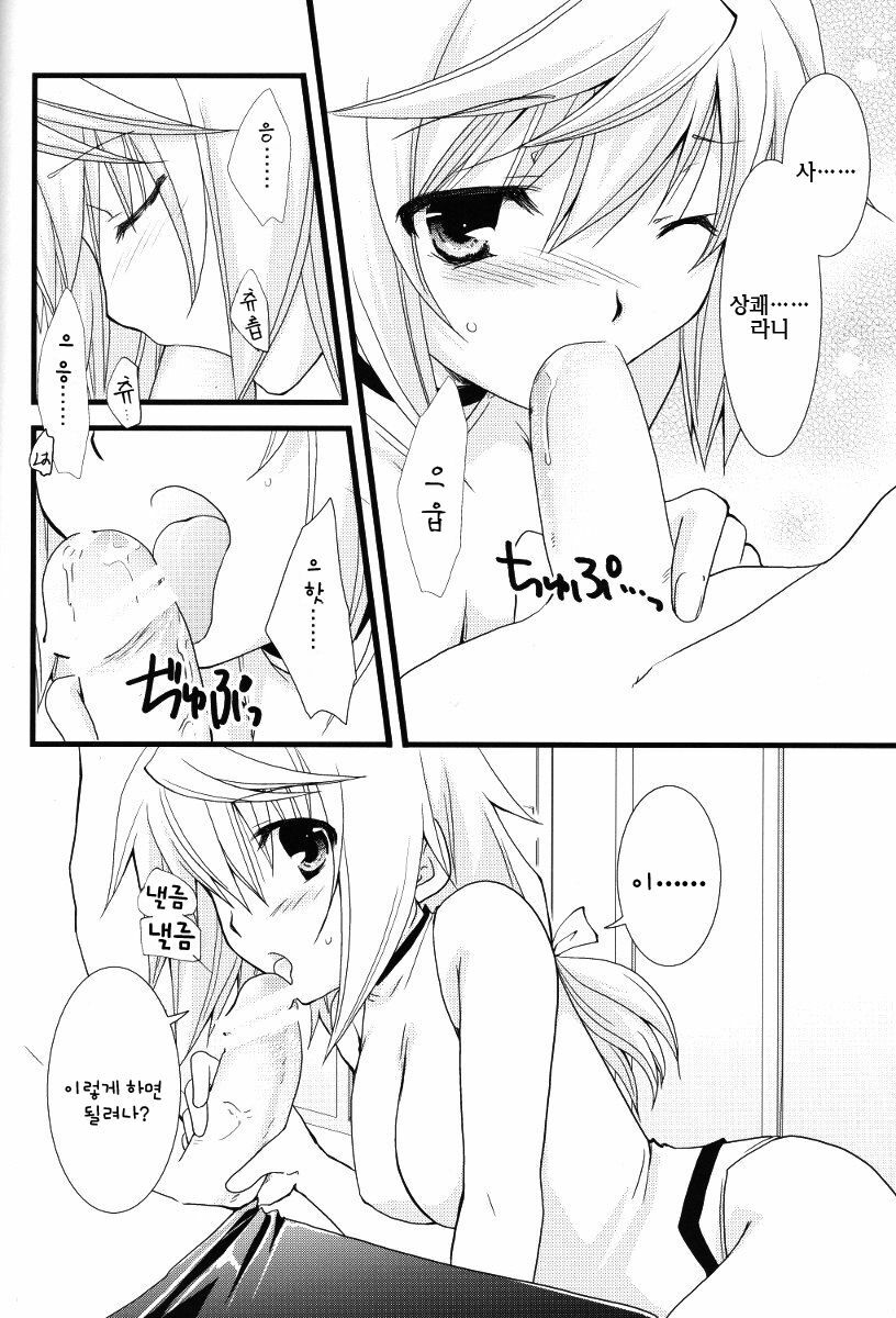 (C79) [CHAGASHI SAIBAN (Yamabuki Mook)] Kigae Chuuihou ! | Warning Changing Clothes! (Infinite Stratos) (Korean) page 14 full