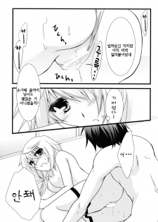 (C79) [CHAGASHI SAIBAN (Yamabuki Mook)] Kigae Chuuihou ! | Warning Changing Clothes! (Infinite Stratos) (Korean) - page 23
