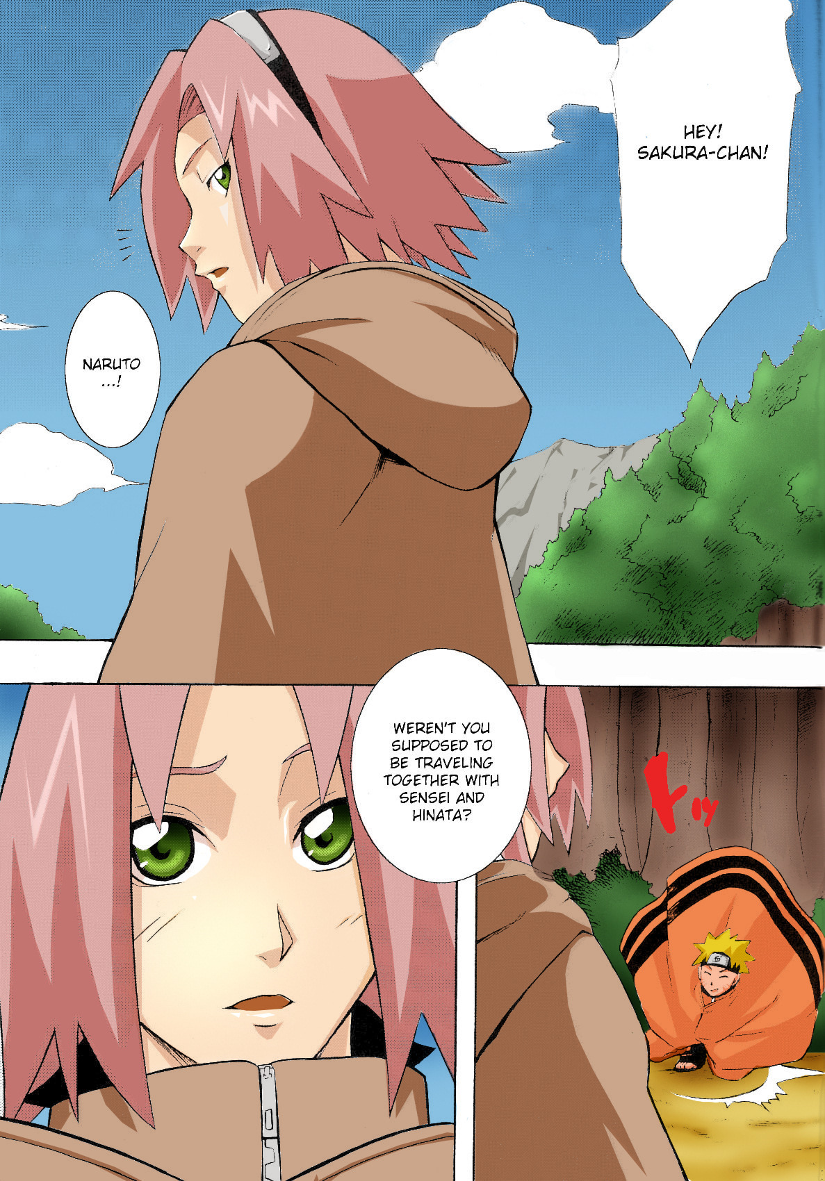 (C76) [Karakishi Youhei-dan Shinga (Sahara Wataru)] Yokubari Saboten (Naruto) [English] {doujin-moe.us} [Colorized] page 2 full