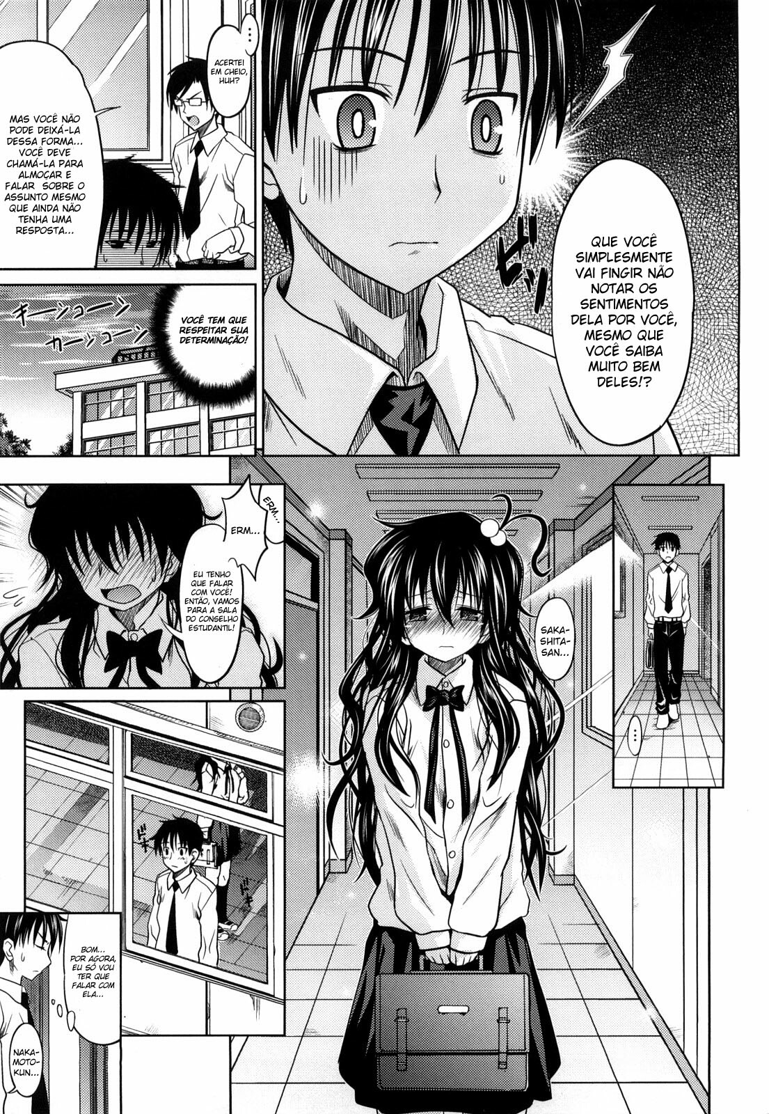 [Makinosaka Shinichi] PURE GIRL Ch. 4 [Portuguese-BR] [ChronoKimera] page 5 full