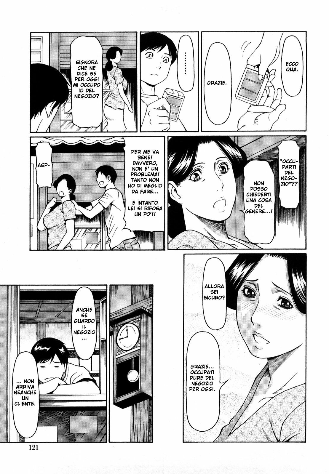 [Takasugi Kou] Boku no Suki na Oba-san | My Favorite Old Lady (Kindan no Haha-Ana) [Italian] [Samemax] page 3 full