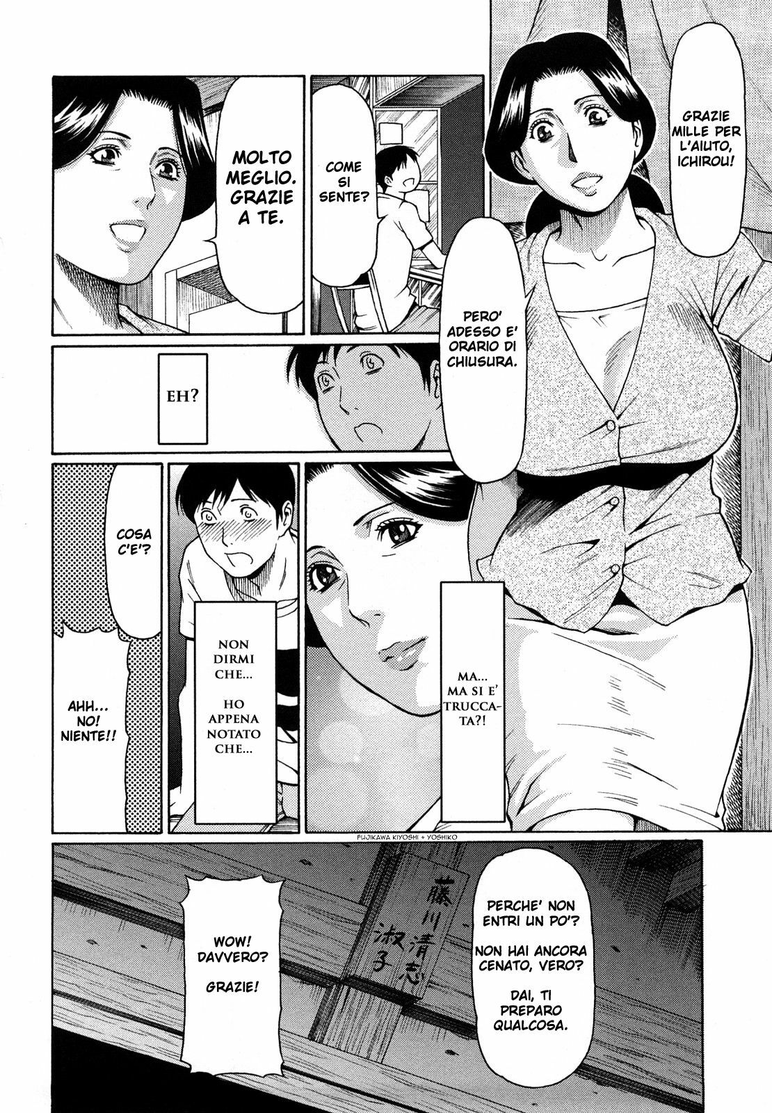 [Takasugi Kou] Boku no Suki na Oba-san | My Favorite Old Lady (Kindan no Haha-Ana) [Italian] [Samemax] page 4 full