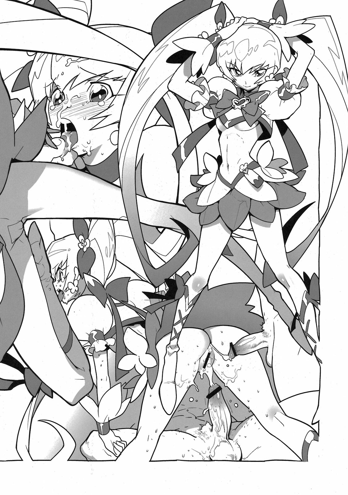 [Tange Kentou Club (Yokota Mamoru)] Kira Kira Sunshine Bokujou (Heart Catch Precure!) page 34 full