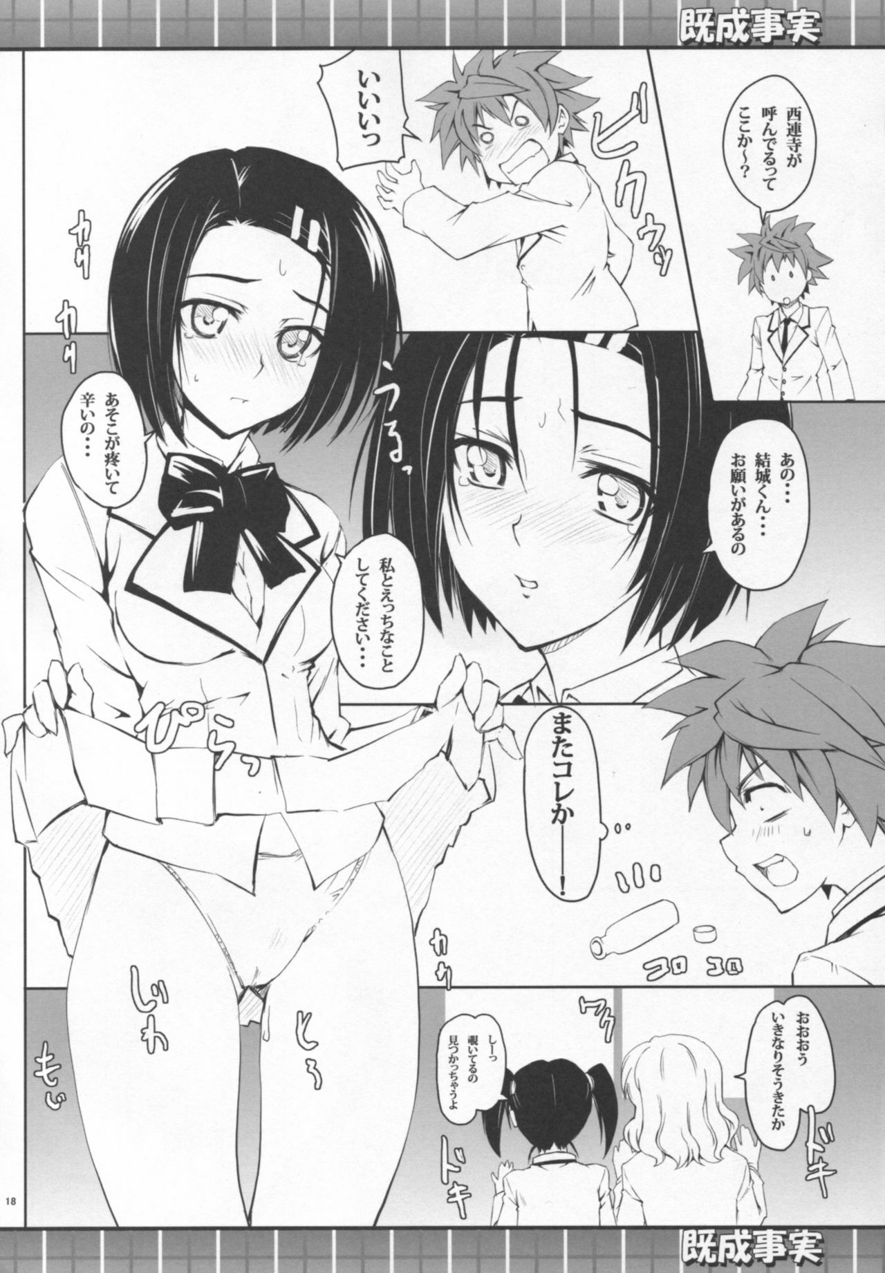 (COMIC1☆2) [Zi (Mutsuki Ginji)] Kiseijijitsu (To LOVE-Ru) page 17 full