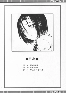 (COMIC1☆2) [Zi (Mutsuki Ginji)] Kiseijijitsu (To LOVE-Ru) - page 3