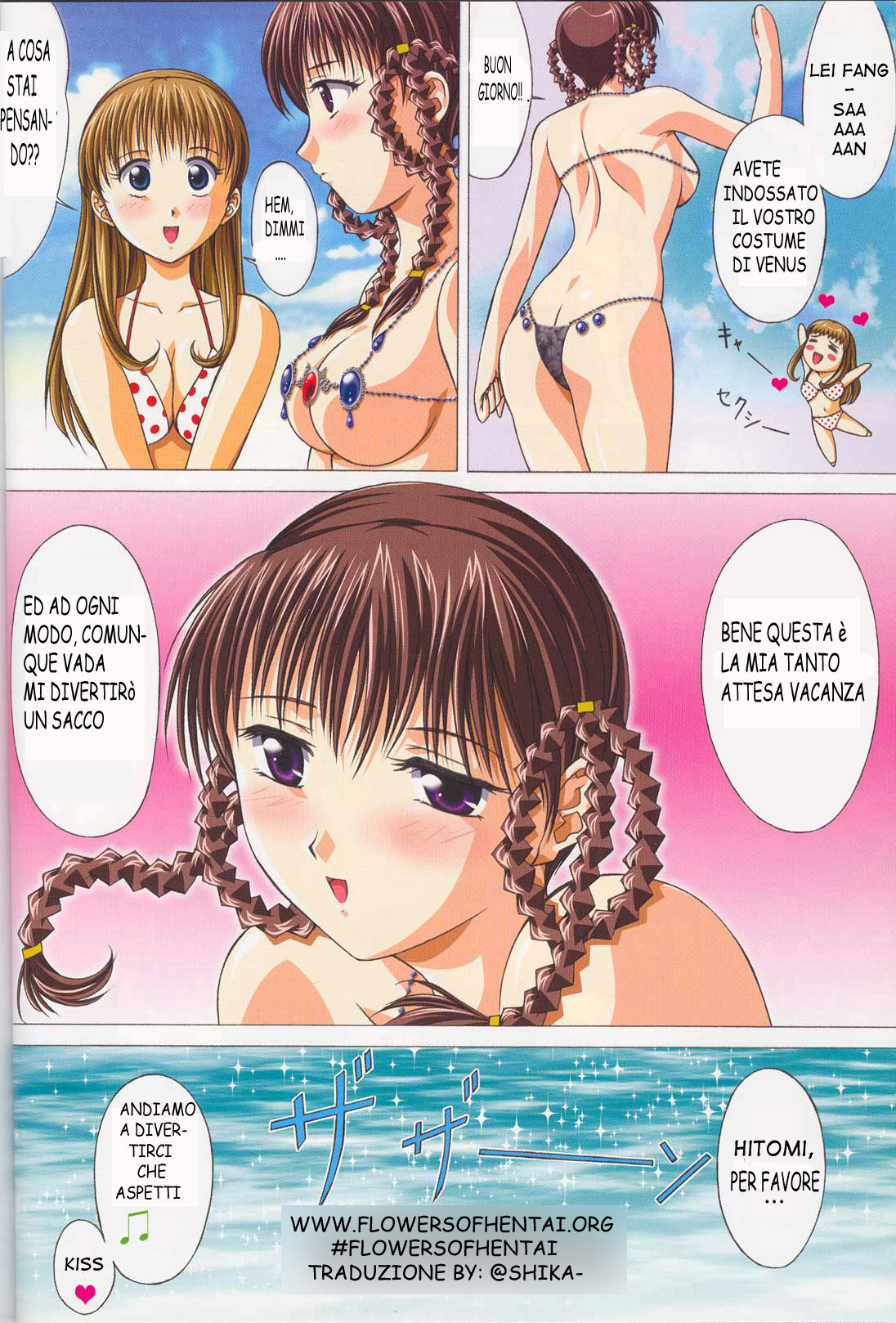 (C64) [Gurumepoppo (Dr.momo)] TRIPLE EXS (Dead or Alive) [Italian] [Flowers of Hentai] page 20 full