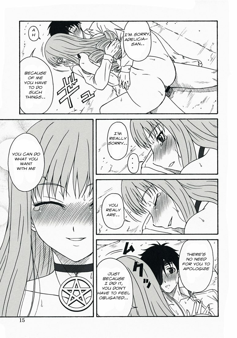 (C74) [Oretachi Misnon Ikka (Misnon the Great)] Oumei no Kanki -Evocation of Solomon- (Rental Magica) [English] [Usual Translations] page 14 full