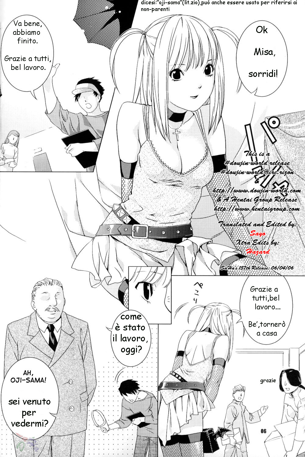 (ComiComi 7) [Nekomataya (Nekomata Naomi)] Misa Note (Death Note) [Italian] page 5 full