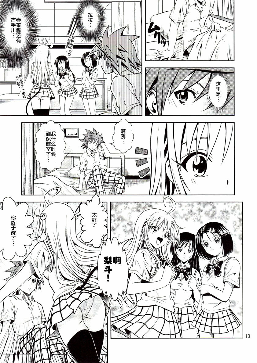 [Gangontou (Fukori)] Anoko-tachi ga Taihen na Koto ni Nattemasu (To LOVE-Ru) [Chinese] [SENSE汉化小队] page 13 full