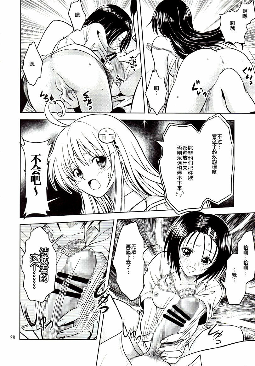 [Gangontou (Fukori)] Anoko-tachi ga Taihen na Koto ni Nattemasu (To LOVE-Ru) [Chinese] [SENSE汉化小队] page 28 full