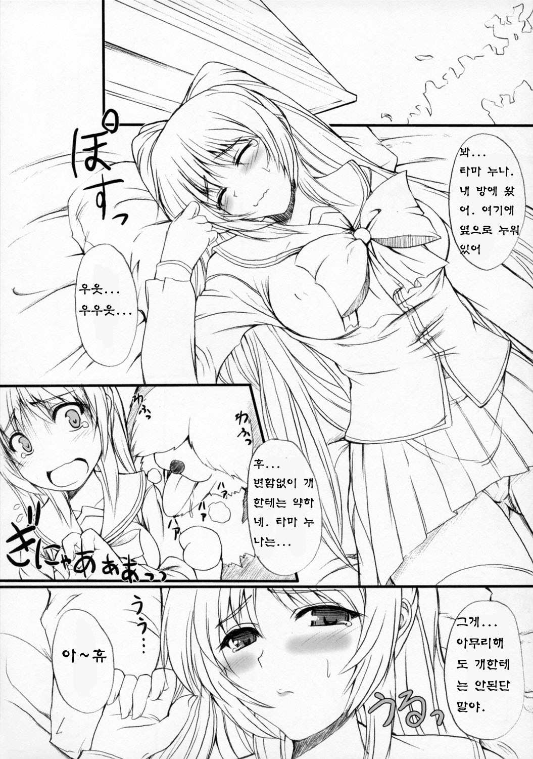 (COMIC1) [Primal Gym (Kawase Seiki)] Sister's Impact 2nd (ToHeart2) [Korean] [Project H] page 4 full