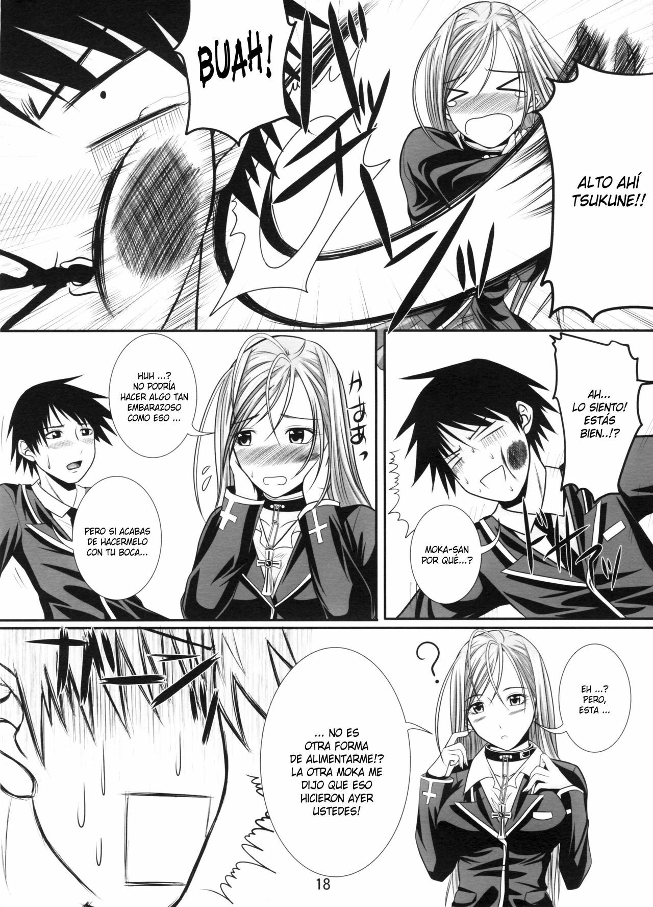 (SC39) [Yorimichi (Arsenal)] Lewdevil II (Rosario + Vampire) [Spanish] [MHnF] page 17 full