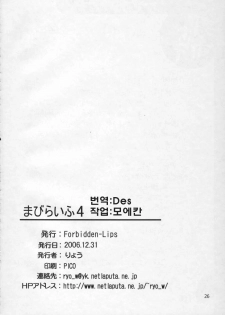 (C71) [Forbidden-Lips (Ryo)] Mabi Life 4 (Mabinogi) [Korean] - page 20