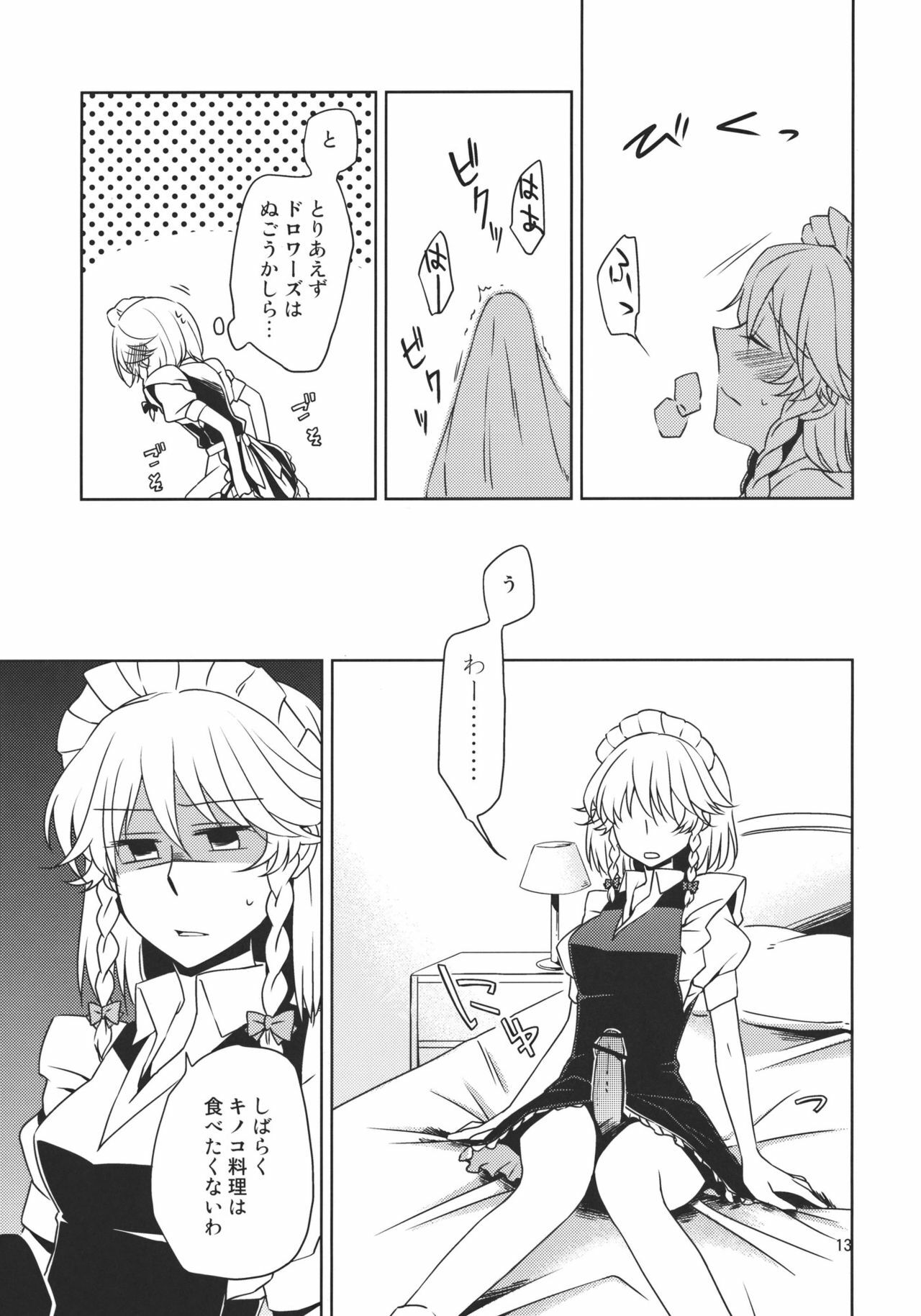 (Reitaisai 8) [Nantoka Ikitemasu. (Megumiya)] Kanzen de Shousha na Juusha wa D.T. nanoka？ (Touhou Project) page 13 full