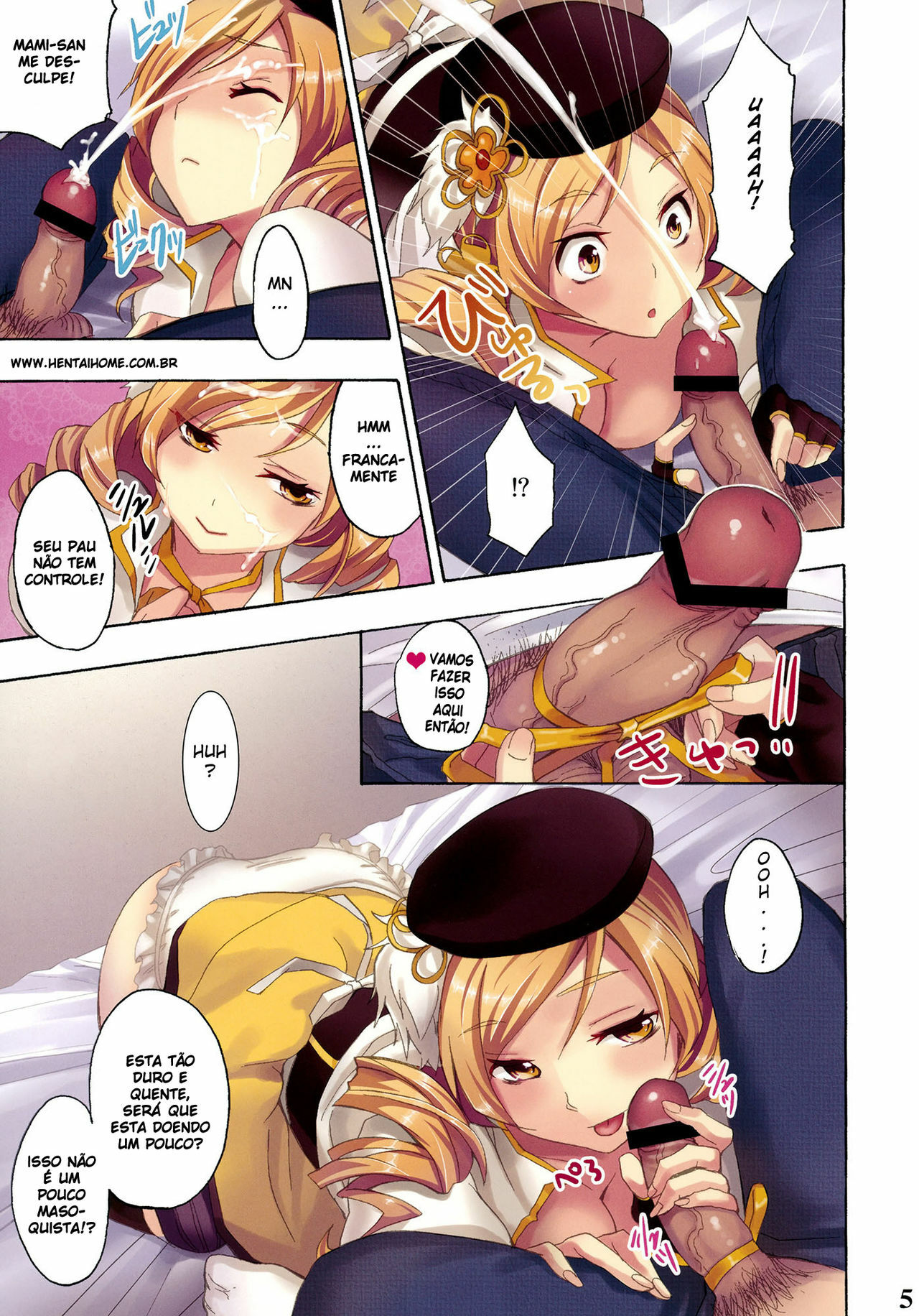 [Otabe Dynamites (Otabe Sakura)] Mahou Fuzoku Deli heal Magica (Puella Magi Madoka Magica) [Portuguese-BR] [hentaihome.com.br] page 5 full