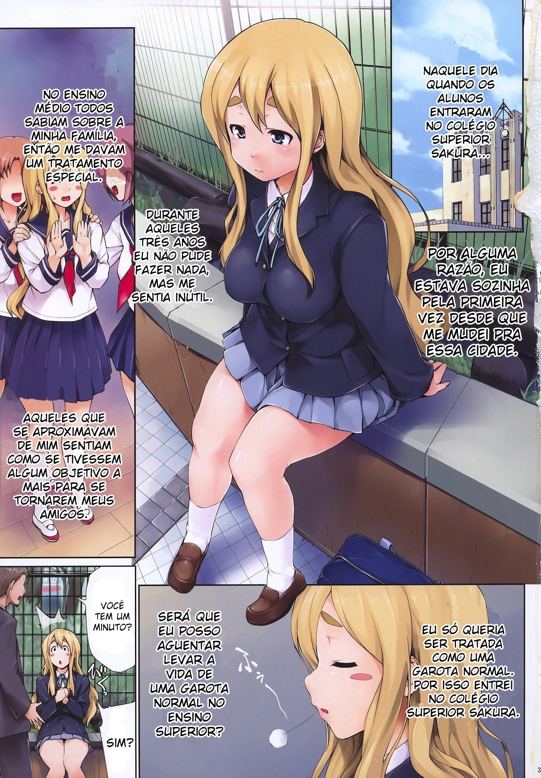 (C78) [Jouji Mujoh (Shinozuka George)] Ura Mugi (K-ON!) [Portuguese-BR] [hentaipie.net] page 2 full