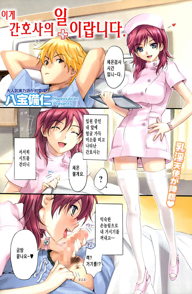 [Happoubi Jin] Kore ga Nurse no Oshigoto desu. (Namaiki! 2009-02) [Korean] page 1 full