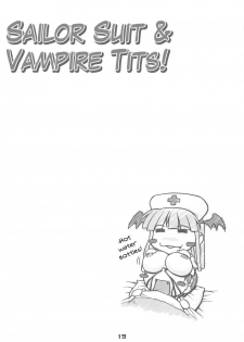 (C75) [Harakiri Yakkyoku (Karura Jun)] Sailor fuku to Kikai jin Koumori Oppai | Sailor Suit & Vampire Tits! (CAPCOM) [English] [bewbs666] - page 19